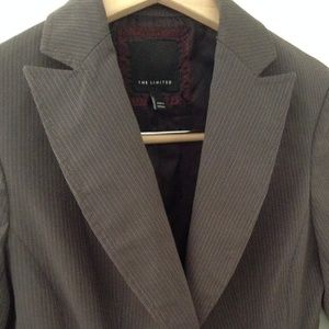 Grey Pinstripe The Limited Suit Jacket- 2R